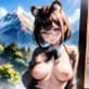秘境のタヌキ娘 イラスト集Vol1 R18 248枚+微エロ103枚