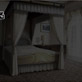 背景CG素材―お屋敷04−夜消灯