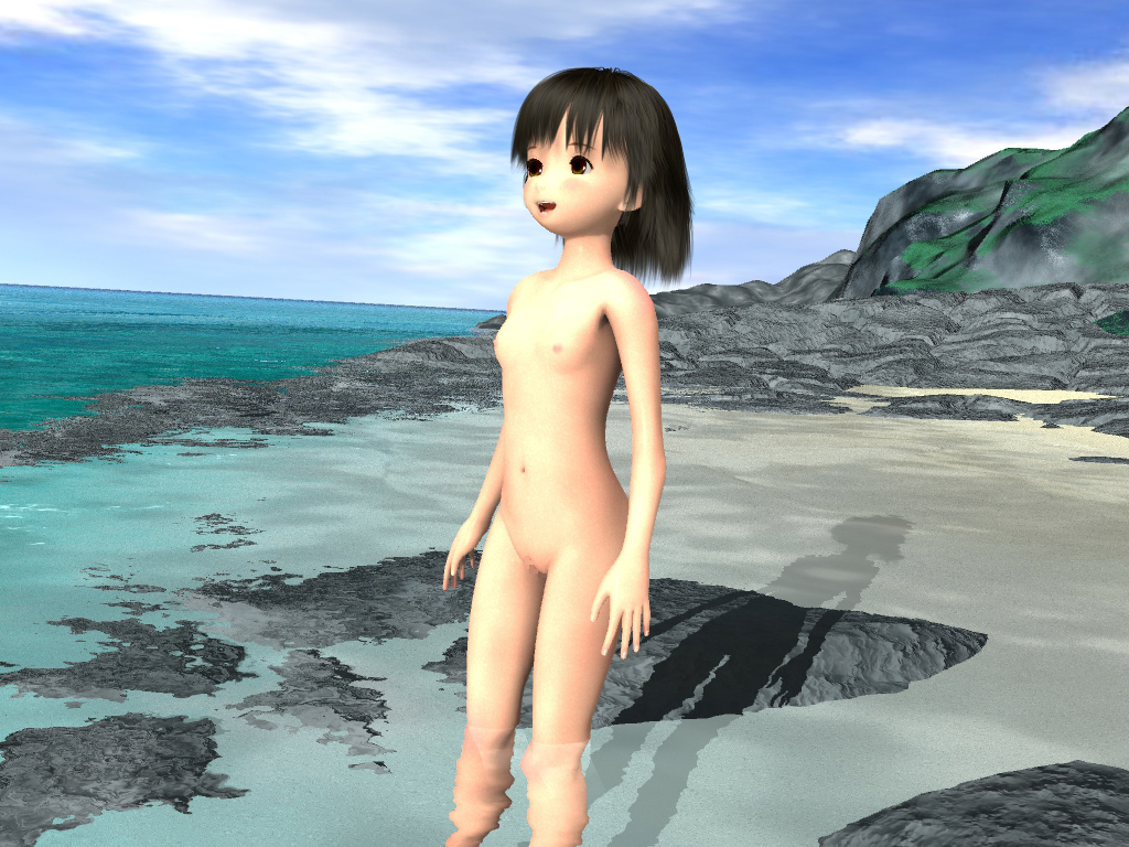 海辺で露出してたら男の子にバレて中出しされちゃった!のサンプル画像1