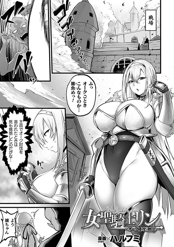女聖騎士リン〜オーク侵攻にて敗北〜【単話】のサンプル画像1