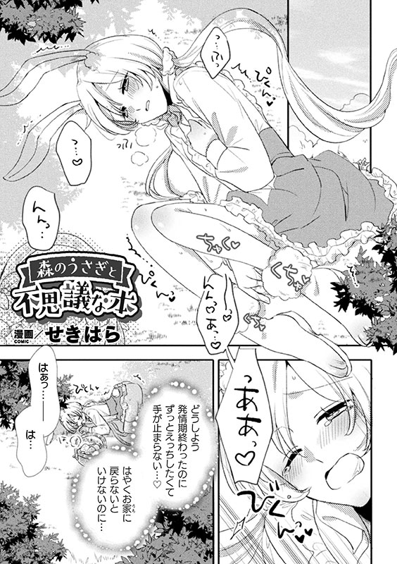 森のうさぎと不思議な本【単話】のサンプル画像1