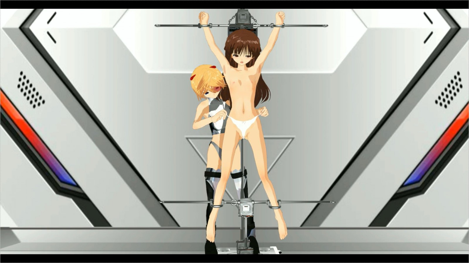 囚われた正義の美少女ヒロイン銀河警察アイ〜監禁○辱第一章-4