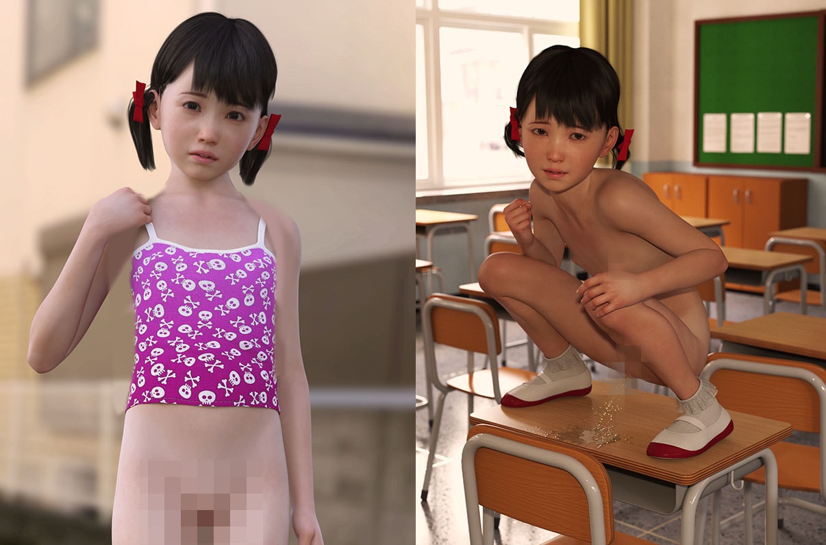 サンプル画像|少女おしっこ日記：加代の放課後遊戯