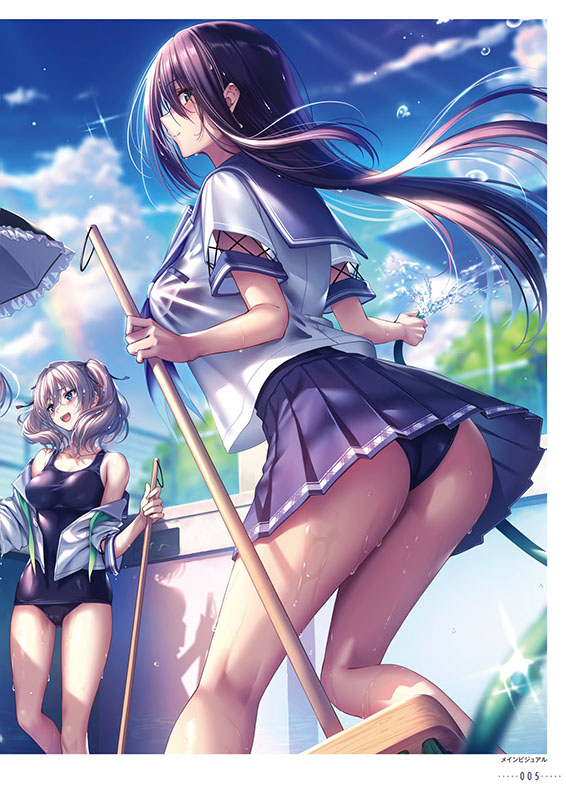 アマカノ2+ ビジュアルファンブックのサンプル画像2