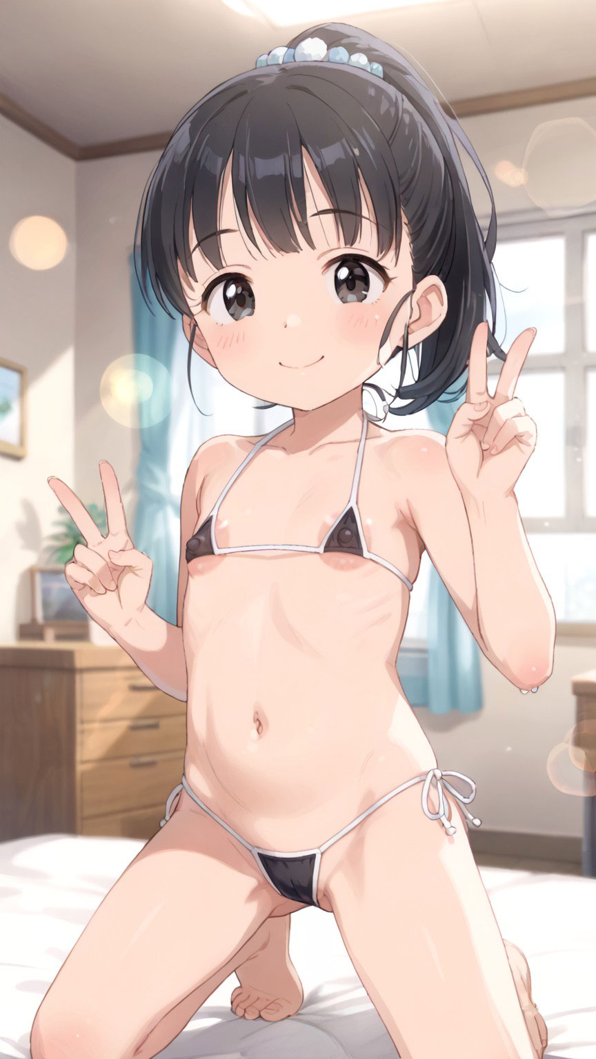 サンプル画像|舞ちゃん 大きすぎる乳輪を見守る撮影会 前編 pixiv未公開分を含む高解像度化CG集（4K JPEG）