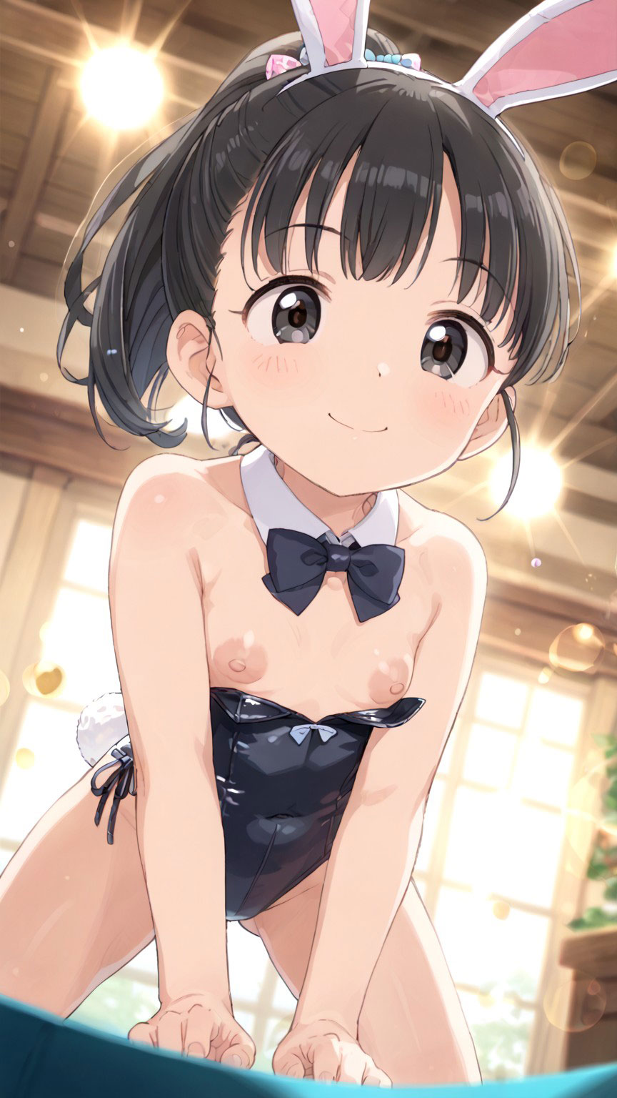 サンプル画像|舞ちゃん 大きすぎる乳輪を見守る撮影会 前編 pixiv未公開分を含む高解像度化CG集（4K JPEG）