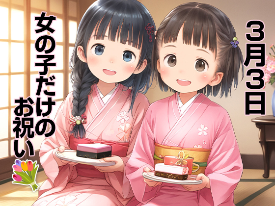 サンプル画像1|【エロCG/動画】■ぷに百合ひな祭り■三人姦女のアヘ姿■374枚■【ωいるかっくす塾長ω】