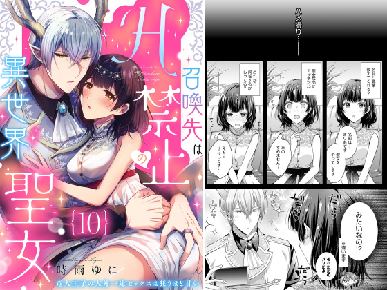 召喚先はH禁止の異世界聖女〜竜人王子の人外一途セックスは狂うほど甘い〜【分冊版】 10話のタイトル画像