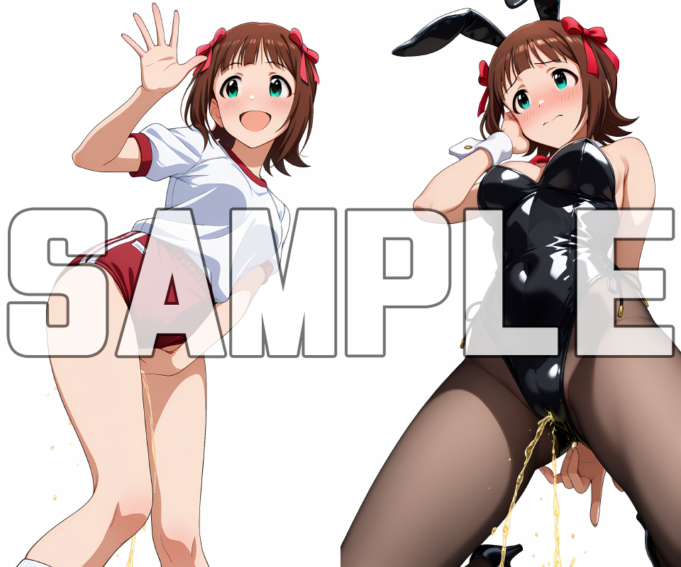 サンプル画像5|【エロCG/動画】着せ替えおしっこ人形AIR -無印歌姫偶像極人編 赤天春-【牡丹桜】