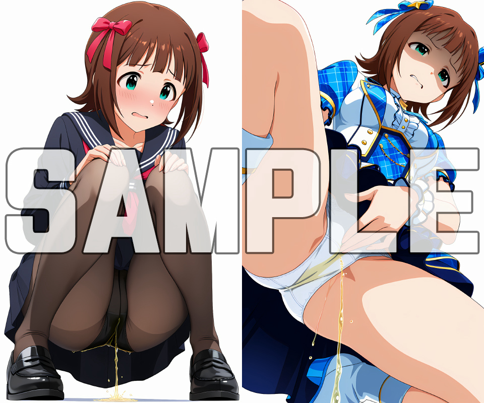 サンプル画像6|【エロCG/動画】着せ替えおしっこ人形AIR -無印歌姫偶像極人編 赤天春-【牡丹桜】