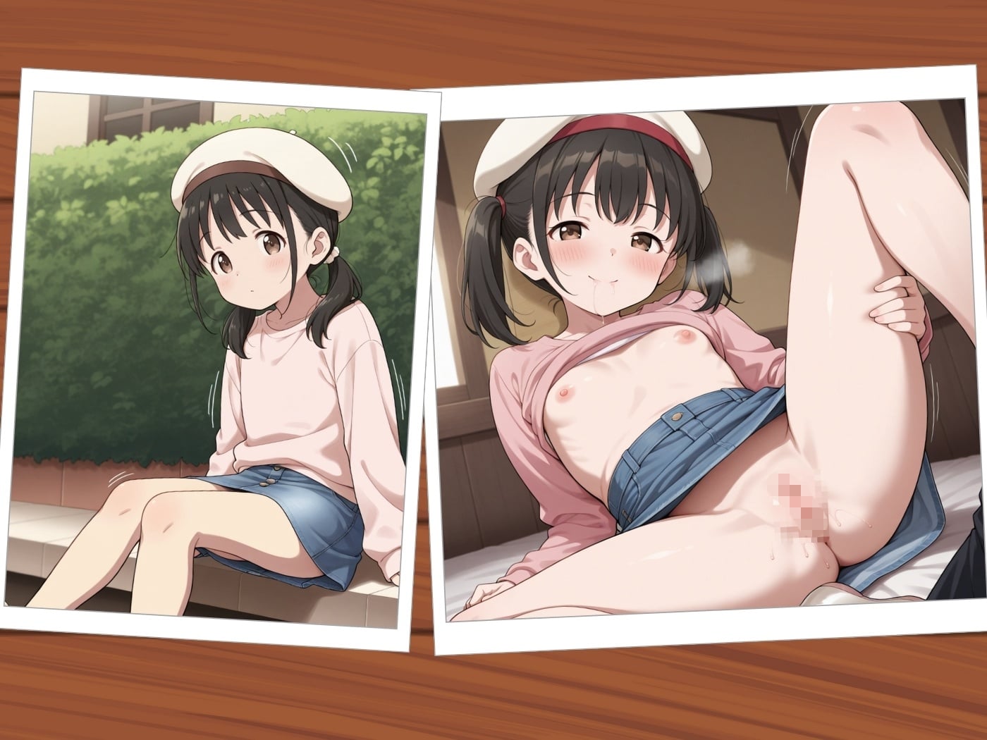 サンプル画像|ちっぱい少女のCG