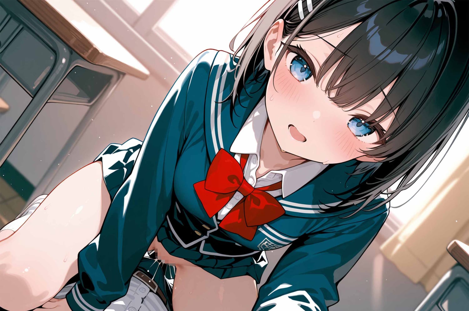 サンプル画像3|【エロCG/動画】清楚な制服少女を○○【すもぽん】