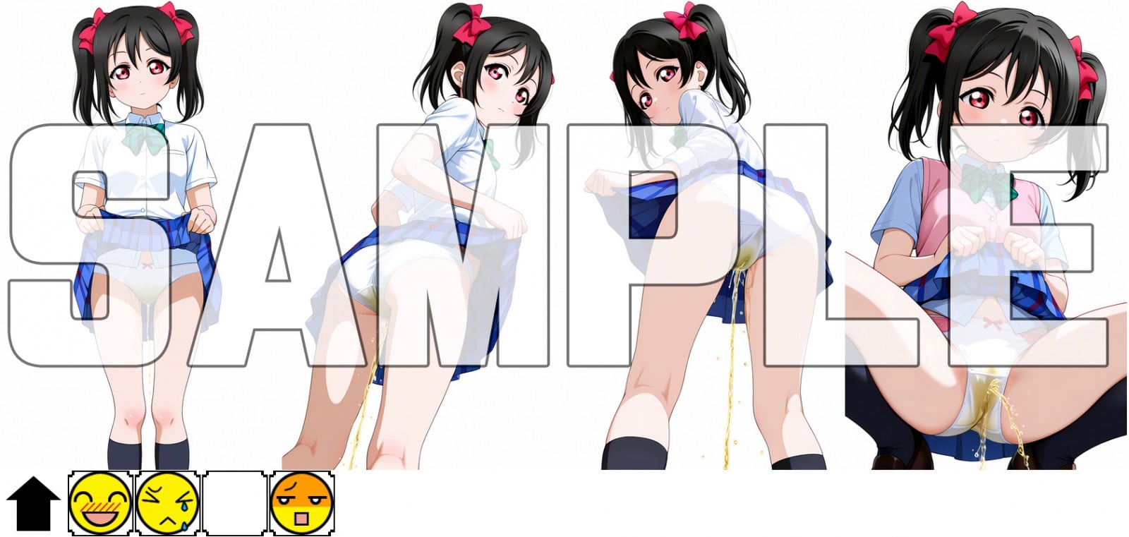 サンプル画像4|【エロCG/動画】オモシューAI おしっこお漏らしするヒロイン001【牡丹桜】