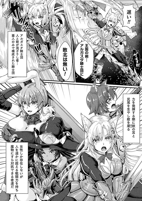 聖騎士牧場 家畜に堕ちた戦姫たち THE COMIC 1話【単話】のサンプル画像4
