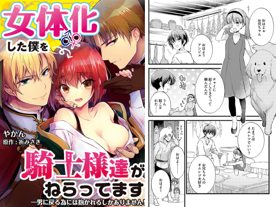 女体化した僕を騎士様達がねらってます ―男に戻る為には抱かれるしかありません！―【単話】 36のタイトル画像