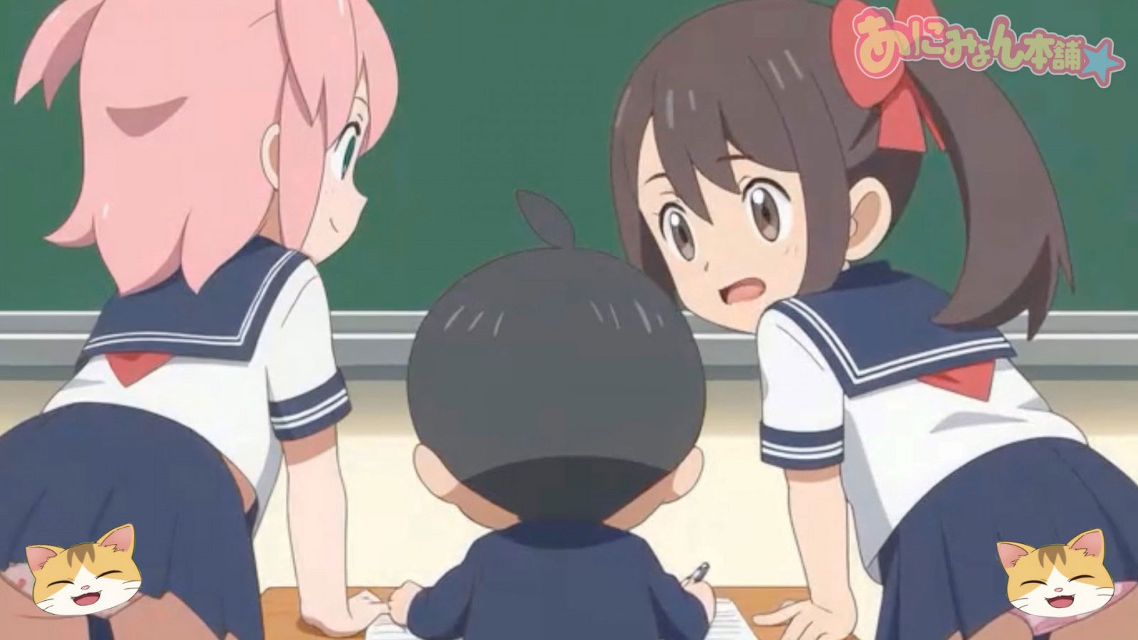 サンプル画像4|【エロアニメ】【フルボイスアニメ】クラスのオタクに勉強教わり中にパンツ丸見えな事に気付いてない娘Σ（゜Д゜）！【あにみょん本舗★】