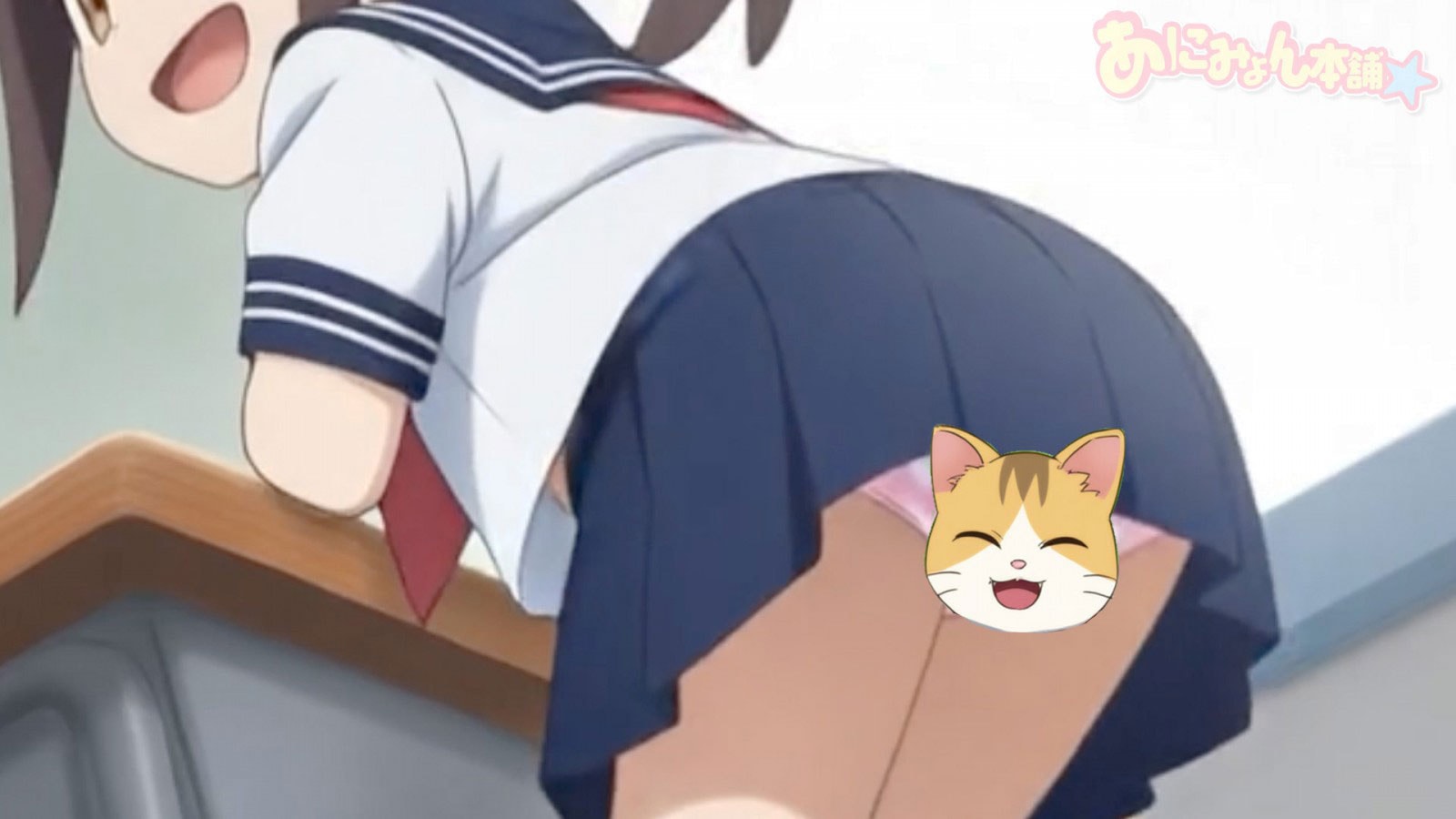 サンプル画像5|【エロアニメ】【フルボイスアニメ】クラスのオタクに勉強教わり中にパンツ丸見えな事に気付いてない娘Σ（゜Д゜）！【あにみょん本舗★】