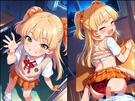 タイトル画像|【エロCG/動画】城ヶ崎莉○ちゃんと変態教師【うねを】