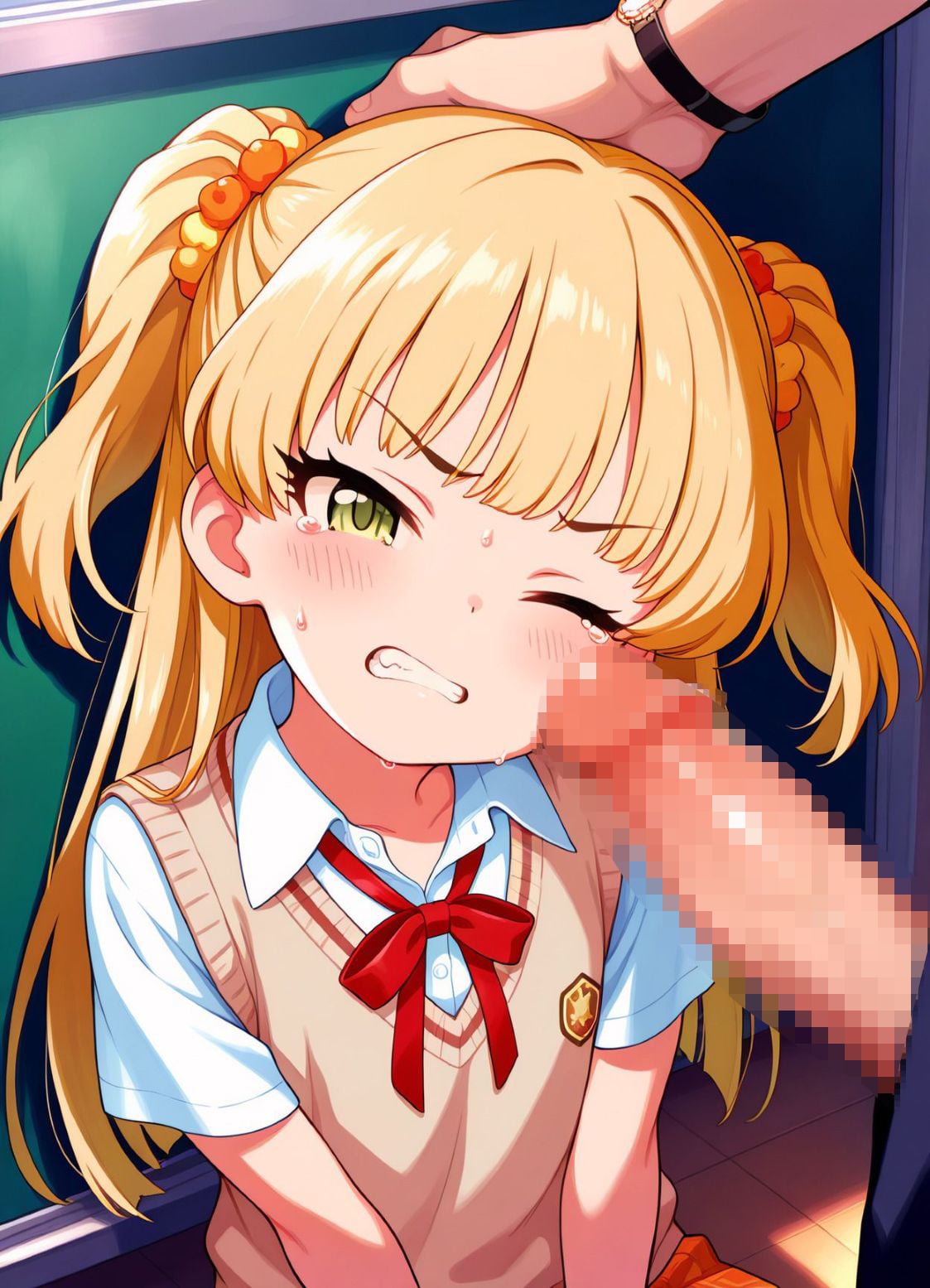 サンプル画像1|【エロCG/動画】城ヶ崎莉○ちゃんと変態教師【うねを】