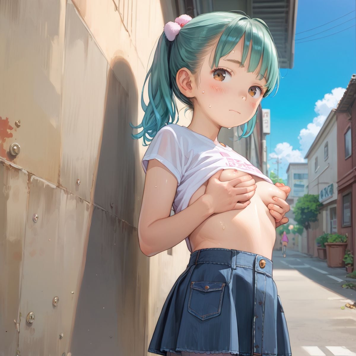 サンプル画像4|【エロCG/動画】ちっぱい娘の日常〜はじめてのおつかい〜01【ぷにあな】