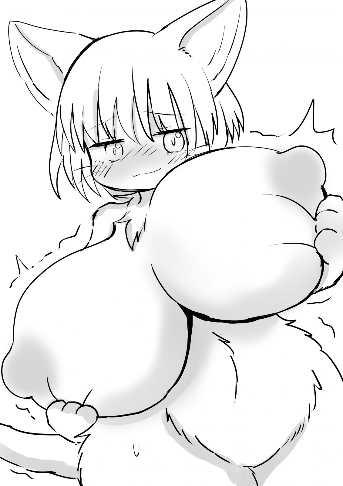 モノクロケモ化絵おまとめのサンプル画像5