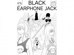 �m45p�I�n�핪�ɗ��؂��ă{�R�{�R�ɂ��ꂽ�̂ŕ��Q����mBLACK EARPHONE JACK�n