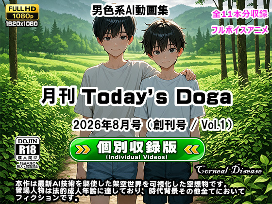 [CORNEAL DISEASE] の【月刊 Today's Doga 2026年8月号（創刊号/Vol.1）【11作品・個別収録版】】