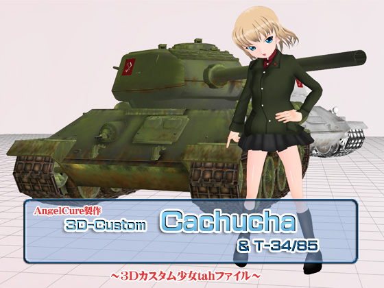 3Dカスタム-Cachucha&T-34/85